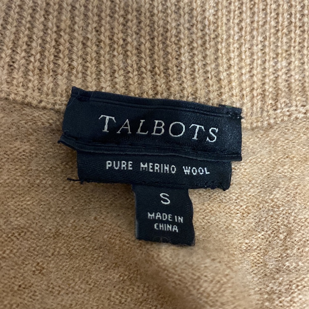 Talbots merino wool  cardigan - Picture 3 of 5